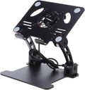 Laptop Stand Aluminum Alloy for W USB &amp Cooling Fan Radiator for Pad Tablet Bracket Notebook Holder Pad Cooler Aluminum Portable Cooling Fan Lift Radiator for Tablet Bracket Holder Accessories