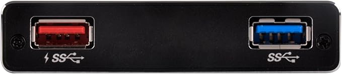 SilverStone Technology 2.5 Hard Drive / SSD Enclosure with USB 3.1 Gen 1 Type-C Port Power Delivery up to 60 Watts and USB Type-A Hub TS15B
