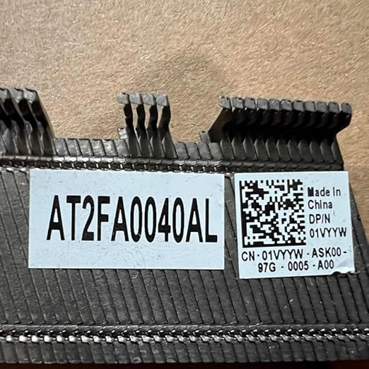 New for Latitude 5500 5501 Persion M3540 M3541 Laptop Cooler Cooling Heatsink 01VYYW 1VYYW