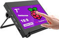 PONPY 7 Raspberry Pi Touchscreen Monitor USB/HDMI Portable Monitor Capacitive Pi Display for PC Phones Raspberry Pi 4B 3B+ 3B 3A+ 2B B+