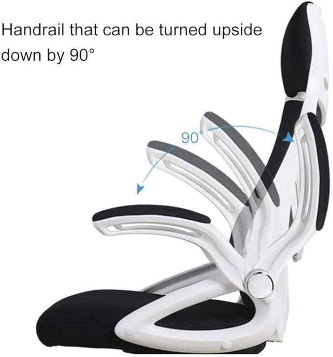 Office Chair Gaming Chair Computer Chair Ergonomic Office Desk Chair with Adjustable Armrest Lumbar Support Headrest and Breathable Skin Friendly Mesh (Color : Svart)