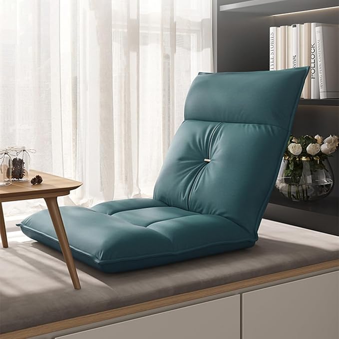 Floor Chair Floor Chair Foldable Lazy Sofa Meditation Chair Window Chair with 5 Adjustable Positions Floor Chair Gaming Sofa Bed with Reclining Function for Reading Gaming Meditating (/Green)