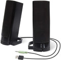 Desktop Monitor Speaker Sound Bar - Stereo Audio for PC &amp Computer - Compact Sound System