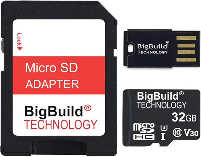 32GB U3 Micro SDHC Memory Card for GoPro Hero 2024 Insta360 Ace Pro 2 X4 / X5 Flow GO 3S Action Camera