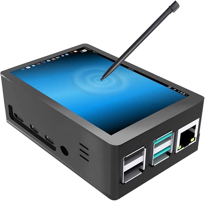 for Raspberry Pi 4 Touch Screen with Case 3.5 inch Touchscreen with Fan 320x480 Monitor TFT LCD Game Display