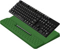 Ergonomic Keyboard Wrist Rest with Storage Tray Soft Memory Foam Arm Cushion Keyboard Stand Keyboard Stand for Office Home - Green