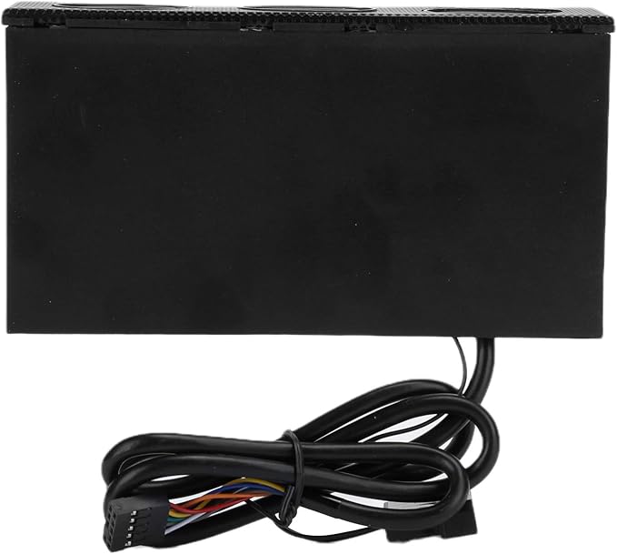 Heayzoki PC Front Panel Speaker Stereo Surround Computer Case Builtin Mic Loudspeaker 5.25in STW9005 PC Floppy Drive Front Panel Card Reader with Low Temperature