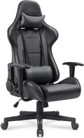 WANYE Adult Gaming Chair Gaming Chair Gaming Chair with Massage Reclining Gaming Chair High Back PC Gaming Chair Ergonomic Gaming Chair (Red) Black