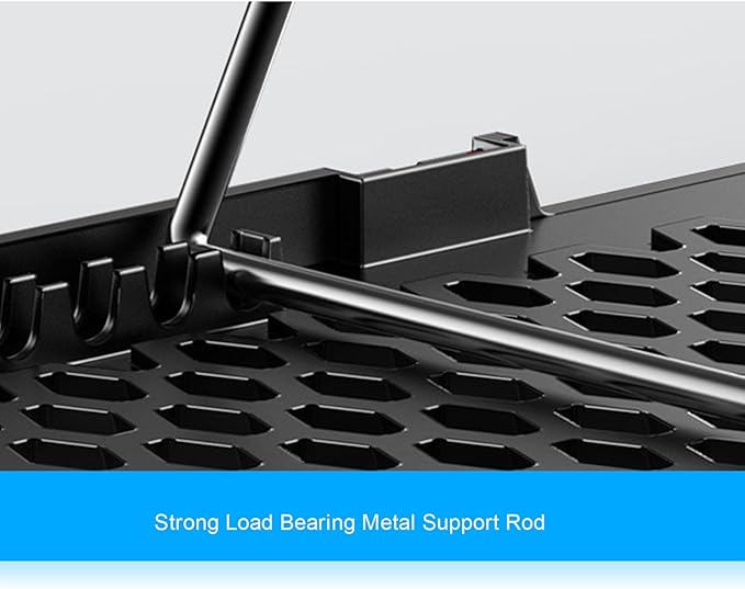 VBESTLIFE Laptop Cooling Pad 5 Adjustable Fan Speeds for 12-19in Computer PC Notebook Gaming Laptop Fan Customizable RGB Lighting 2 USB Ports (14 Fans)