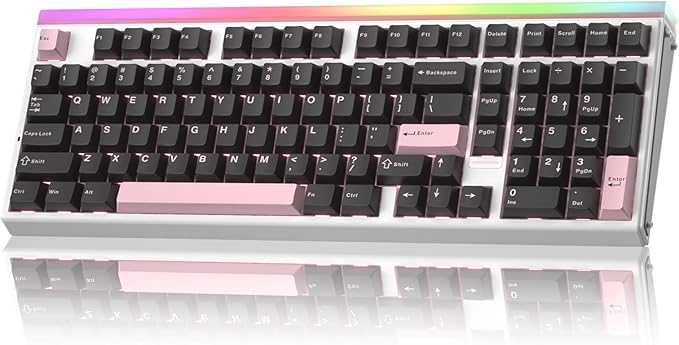 AULA Hero 99 Wired Gaming Keyboard Hall Effect Keyboard with Rapid Trigger Mode Hot Swappable Magnetic Switch Keyboard with Number Pad Web DriverRGB Backlit Mechanical Keyboard for Office PC Gamer