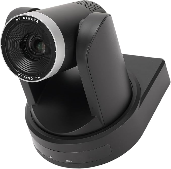 Conference Room Camera System 1080P HD PTZ Camera with 12X Optical Zoom and AI Auto Tracking for Online Video Conference and Streaming (US Plug)