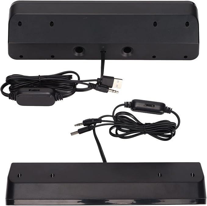 Computers Wired Speakers Desktops USB Powered Stereo Speaker System 3. Mm Auxiliary Multimedia Speakers for TV