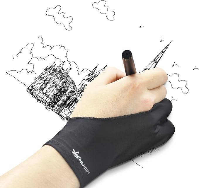 HUION Kamvas 22 Plus QLED Drawing Tablet with Full-Laminated Screen USB-C Connection 140% sRGB Tilt 21.5 inch Graphics Art Tablet and Large Size Glove