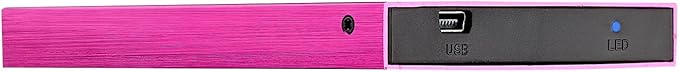 250Gb 250 Gb 2.5 USB 2.0 External Pocket Slim Hard Drive - Sweet Pink - Fat32