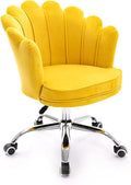 Velvet Dresser Chair Ergonomic Office Game Chairs Bedroom Swivel Recliner Chair with Adjustable Sit Height Home Chair Living Room for Gaming