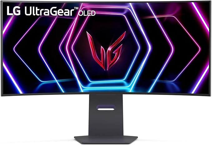 LG 39 Ultragear OLED Curved Gaming Monitor - WQHD 240Hz 0.03ms NVIDIA G-Sync Compatible 800R Curvature USB Type-C DisplayHDR True Black 400
