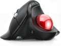 Nulea M514 Vertical Trackball Mouse Ergonomic Wireless Thumb-Control Mouse with Quiet Clicks Ultra-Fast Scrolling 3 Device Connection (Bluetooth &amp USB Receiver) Rechargeable for PC/Mac/Laptop