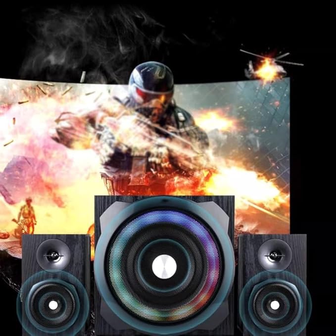 Computer Audio Desktop Home Subwoofer Overweight Bass Speaker Laptop Multimedia
