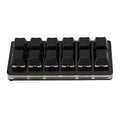 One Handed Macro Mechanical Keyboard 12 Keys Hot Swappable RGB Gaming Keypad Programmable Mini Red Switch Keyboard for OS X for for Pi (Black)