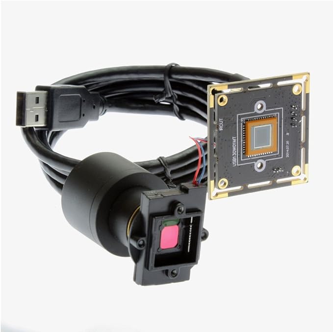 ELP 960P Low Illumination USB Camera Module with 2.8-12mm Varifocal Lens Mini 1.3megapixel Manual Zoom USB Camera for Computer UVC USB2.0 Embedded Video Webcam Board for Close-up Image