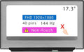 Screen Replacement for ASUS TUF706HM 17.3 FHD 1920 * 1080 40 pin 144Hz LCD Non-Touch Screen Display Panel