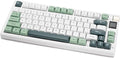 MY-K79 Gradient Wireless Mechanical KeyboardLinear Red Axis Gaming Keyboard with TFT Smart Display&ampKnobHot Swappable Gasket Mount 75% Layout with KnobRGB Backlit Bluetooth/2.4G/USB-C (Gray)