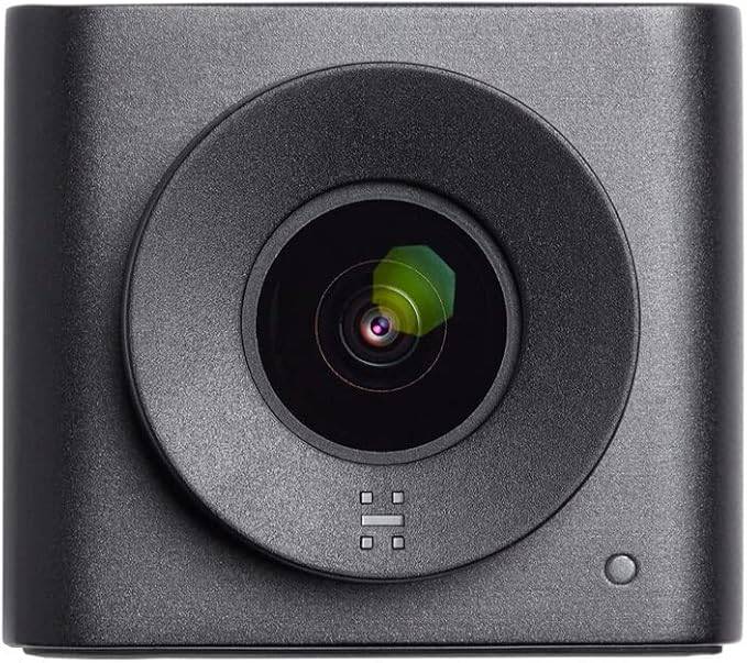 Huddly IQ Conference Camera H1-MBLK (Camera only) – 12MP CMOS sensor FHD Video Ultra-wide FOV Plug-And-Play Digital Pan/Tilt/Zoom Real-Time Dewarping Auto-image adjustment Black (Renewed)