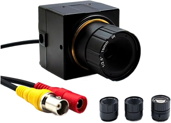 Mini Camera Security Protection POE H265 with 12 16 25mm Fixed CS Lens P2P IP BNC Port Industrial Camera