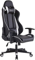 Office Chair Gaming Chair Computer Chair Racing Style Game Chair with Headrest and Lumbar PillowHigh Back Gaming ChairAndrgonomic Computer Chair E-Sports Swivel Chair PU Leather Gamer Chai