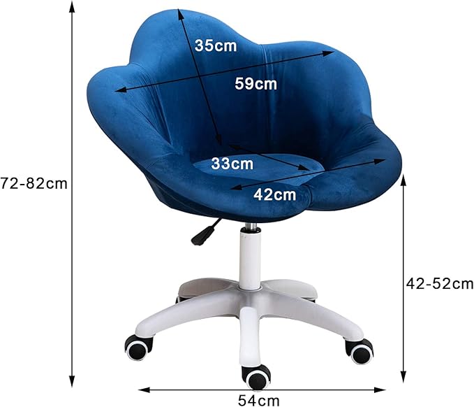 Low-Back Chairs Personalized Home Gaming Chair Computer Chair Casual Office Chairs Liftable (10cm) Women Adults