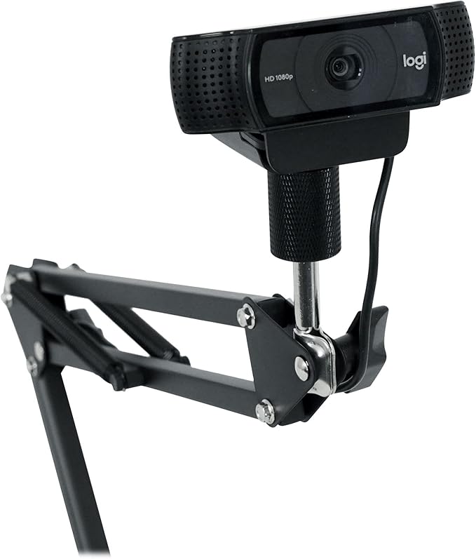 Rockville RMC-XLR Bundle: High-End Metal Handheld Wired Dynamic Microphone w (2) Cables iSTAND 85 Dual Desktop Boom Arm Stand for Mic/iPhone/iPad 2-Items