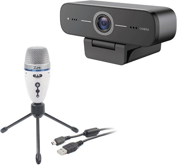 StreamEye ClipCam Remote Worker/Distance Learning Package with HD USB Camera and USB Microphone