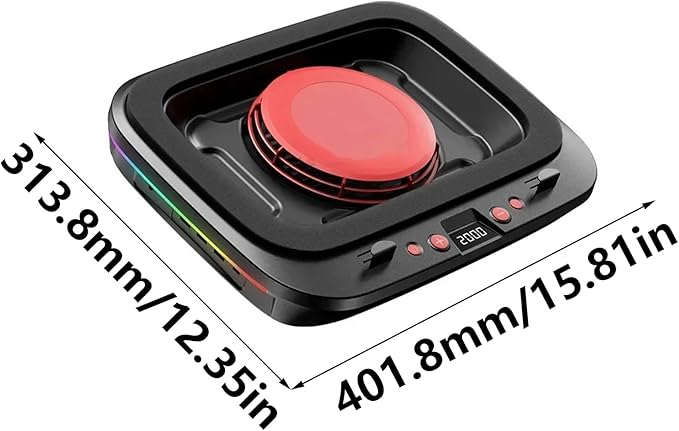 Laptop Cooling Pad FL08 Powerful Fan Strong Airflows Cooling Stand Base Notebook Bracket with Wide Compatibility