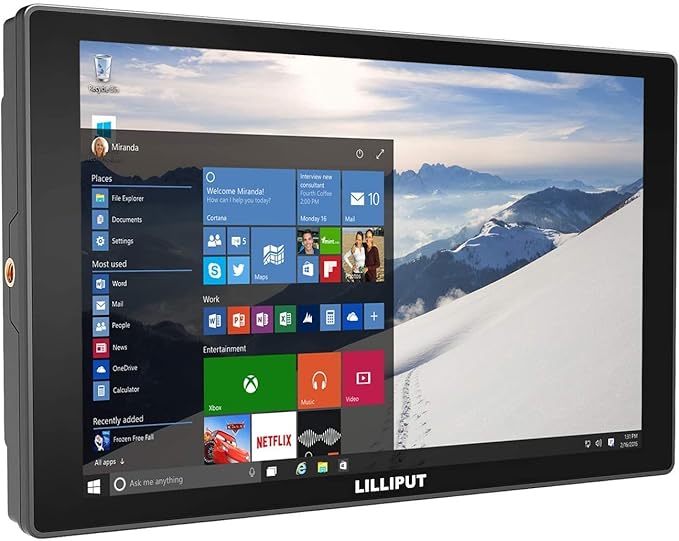 LILLIPUT 10.1 FA1016/C/T IPS FHD 1000:1 HDMI/VGA Supports 4K 30Hz Glass+Glass Technology Monitor (FA1016/C/T)