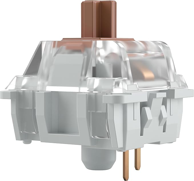 GLORIOUS Kailh Bronze Mechanical Keyboard Switches - Tactile &amp Clicky - Premium Quality for Gamers &amp Typists - 120 Pieces Pack