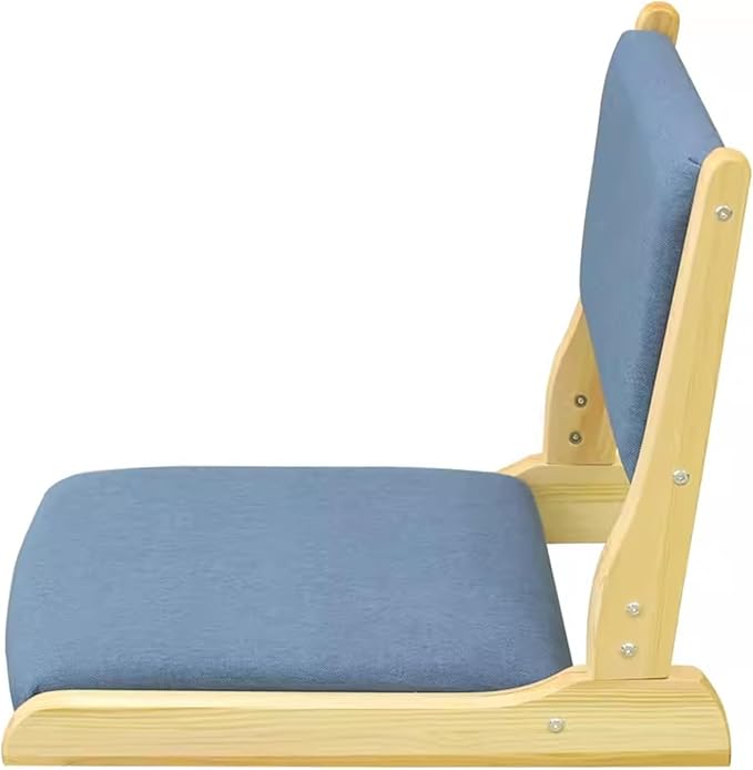 BTZHY Floor Chair Lazy Couch Tatami Chair Tatami Foldable Floor Chair Living Room Chair Floor Seat Home Bay Window Lazy Backrest Chair for Living Room BedroomBalconyC