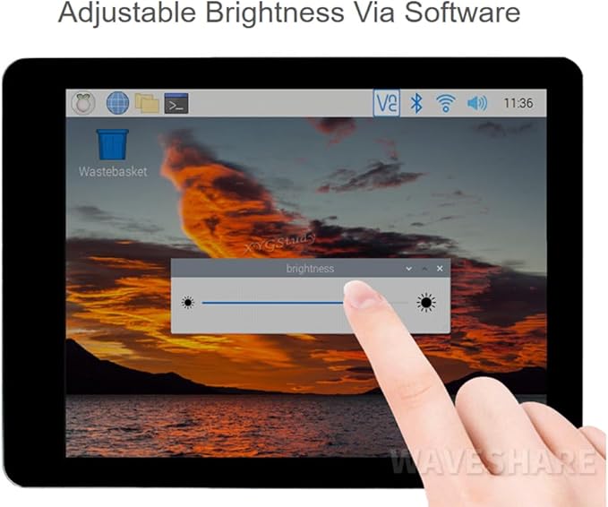 2.8inch DSI Capacitive 480×640 IPS Display Panel Touch Display LCD for Raspberry Pi 5/4B/3B+/3A+ with I2C Touch Port and Fully Laminated Screen