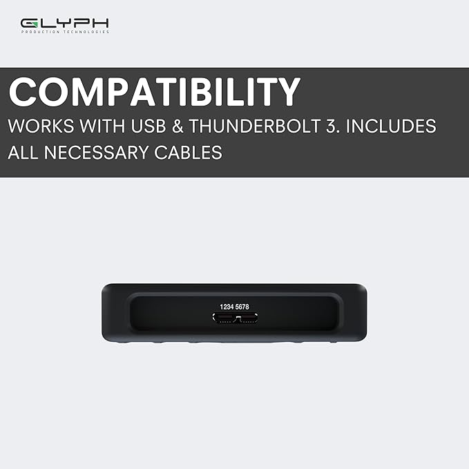 Glyph SecureDrive+ Encrypted Drive with Bluetooth 2 TB