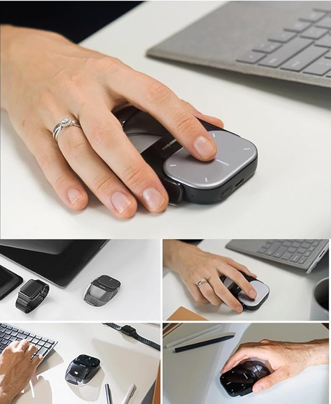 Cheerdots2 Bluetooth Detachable Air Mouse Touchpad Mouse &amp Wireless Presenter Voice Control and Laser Pointer – Detachable Perfect for Mac &amp Windows (CHP04 Recording)