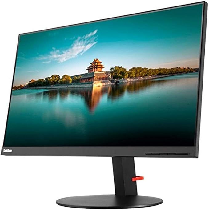 Lenovo - Open Source ThinkVision P24h-10 23.8 WQHD LED LED Monitor - Glossy Black