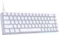 DIERYA T68SE 60% Gaming Mechanical KeyboardUltra Compact Mini 68 Key with Blue Switches Wired KeyboardAnti-Ghosting Keys for Windows Laptops and PC GamersWhite
