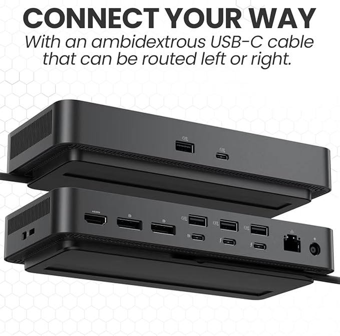 Dell Pro SD25TB4 Thunderbolt 4 Dock - USB-C Docking Station Hub for Dell Laptop Quad Monitor Support 4k Display 180W Power Supply Thunderbolt 4 Docking Stations for Windows MacBook Pro