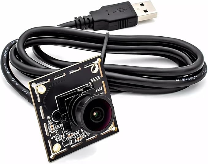2mm 121 Degree 1200P 90FPS USB Camera Module Global Shutter AR0234 Board with Wide Angle View Lens High Frame Rate Camera