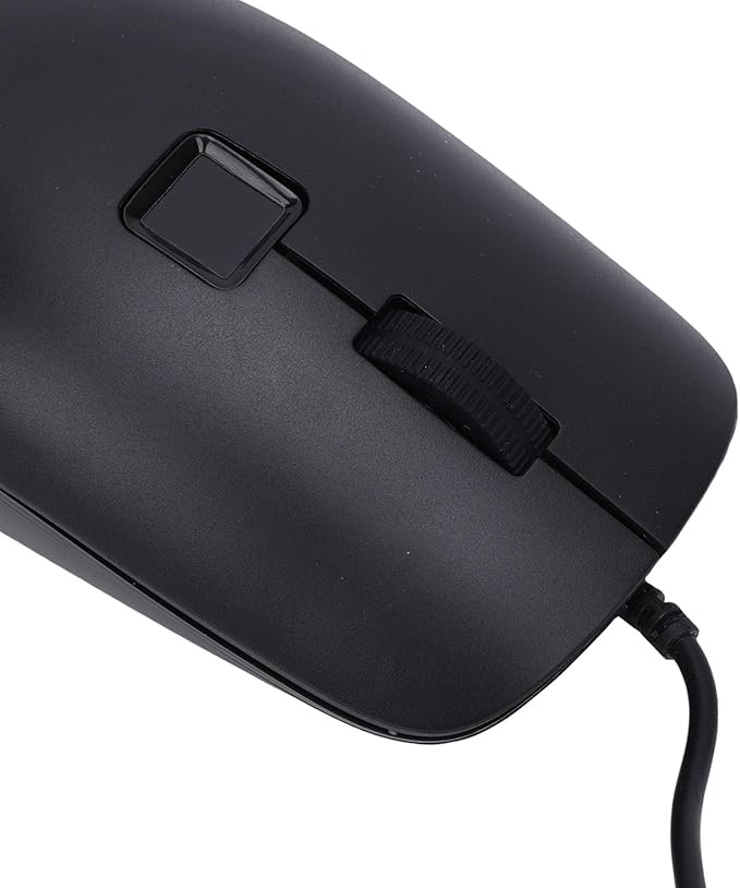 Wired USB Mouse with Fingerprint Reader Biometric Security Wi ndows 11 10 Hello 360 Fingerprint Recognition Touch Speedy Matching for PC Laptop