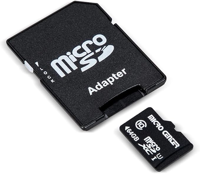 Micro Center 64GB Class 10 MicroSDXC Flash Memory Card 10 Pack with Adapter for Mobile Device Storage Phone Tablet Drone &amp Full HD Video Recording - 80MB/s UHS-I C10 U1 (10 Pack)