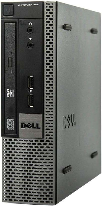 Dell Optiplex 780 USFF with Intel 3GHz 8GB 250GB SSD 24 Monitor Wireless Keyboard and Mouse WiFi Windows 11 Pro (Renewed)