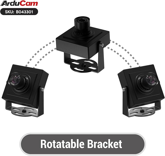 Arducam 12MP HDR USB Camera Module 101°(D) Wide Angle UVC Webcam with M12 Lens for Windows Linux Android and Mac OS