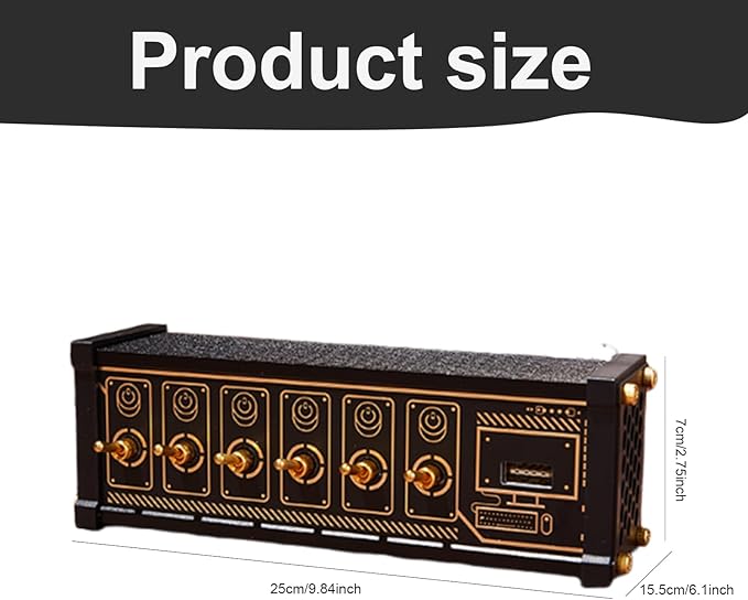 USB-C Hub Switch 6-Port USB Docking Station Gold-Plated Hub Docking Station Independent Control Knob Switch for Data Transfer Phones Tablets and Other Electronic Devices.
