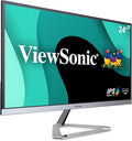 ViewSonic VX2476-SMHD 24 Inch 1080p IPS Monitor with FreeSync Ultra-Thin Bezels HDMI and DisplayPort