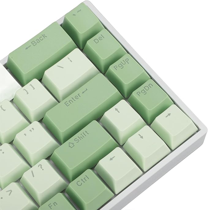 Yoidesu Mechanical Keyboard USB C Wired Gaming Keyboard RGB Backlit 68 Keys Blue Switch Computer Keyboard for Wins 2000 ME for Vista